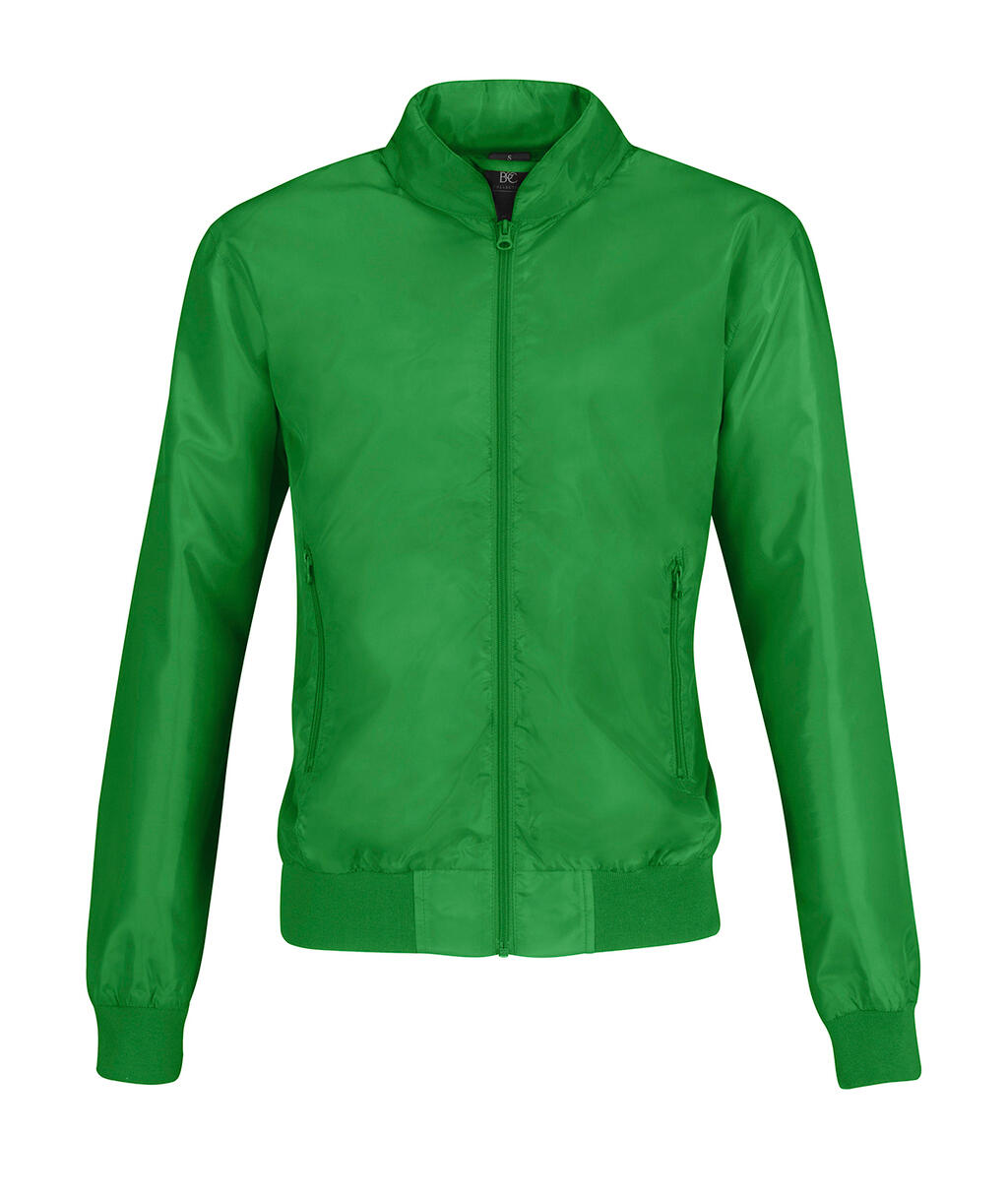 Chaqueta Trooper para mujer - Verde real/Naranja neón