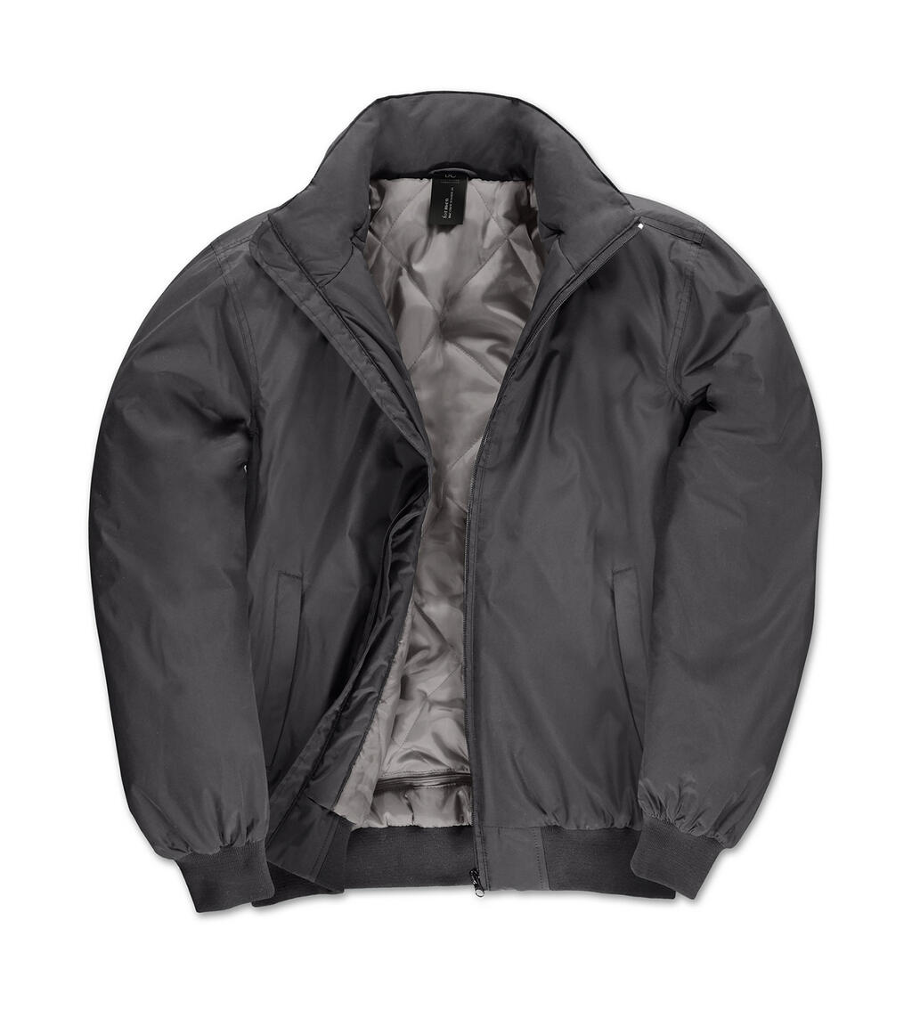 Chaqueta bomber de cuello redondo para hombre - 670 - Gris oscuro