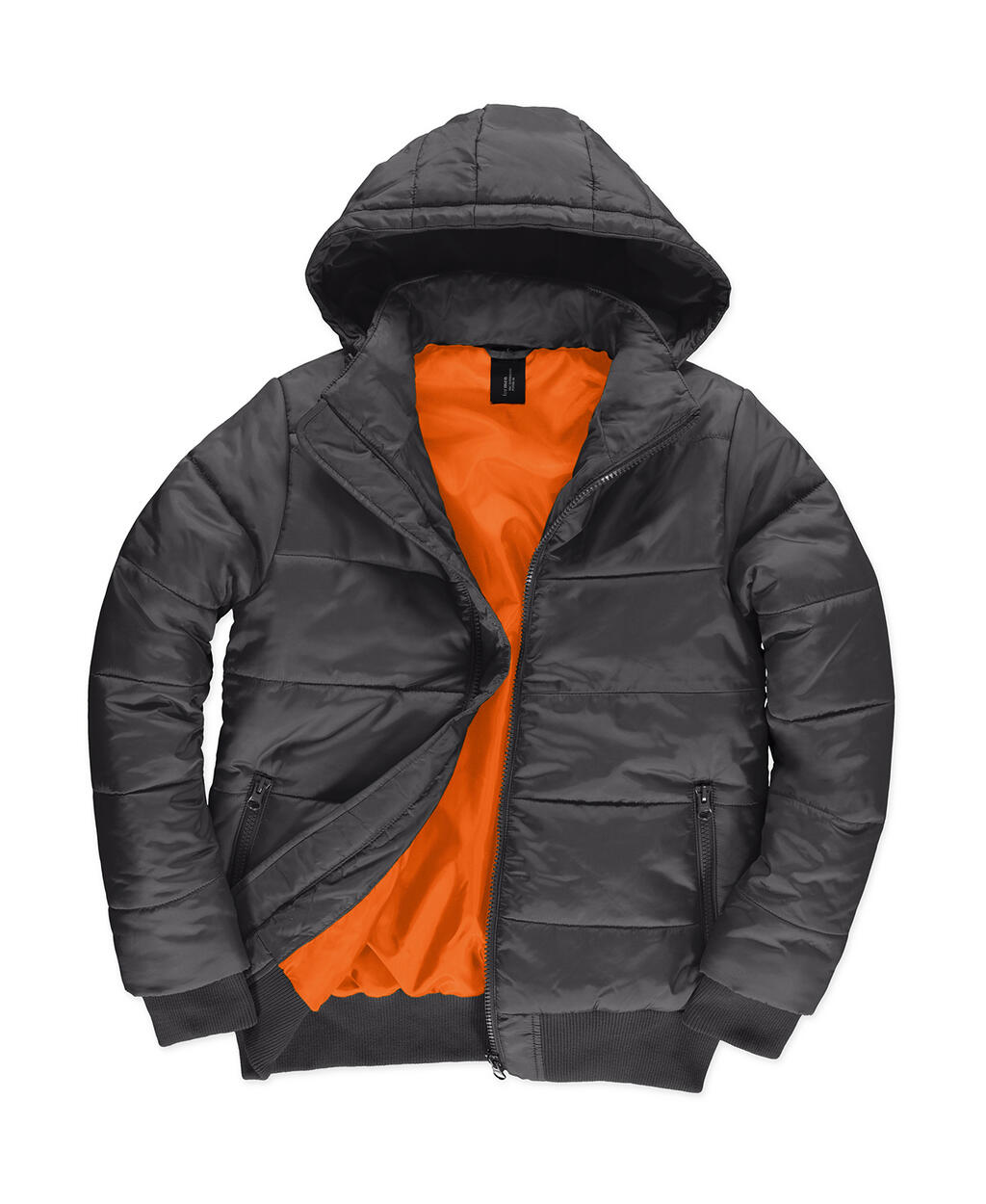 Chaqueta para hombre Superhood - Gris oscuro/Naranja neón