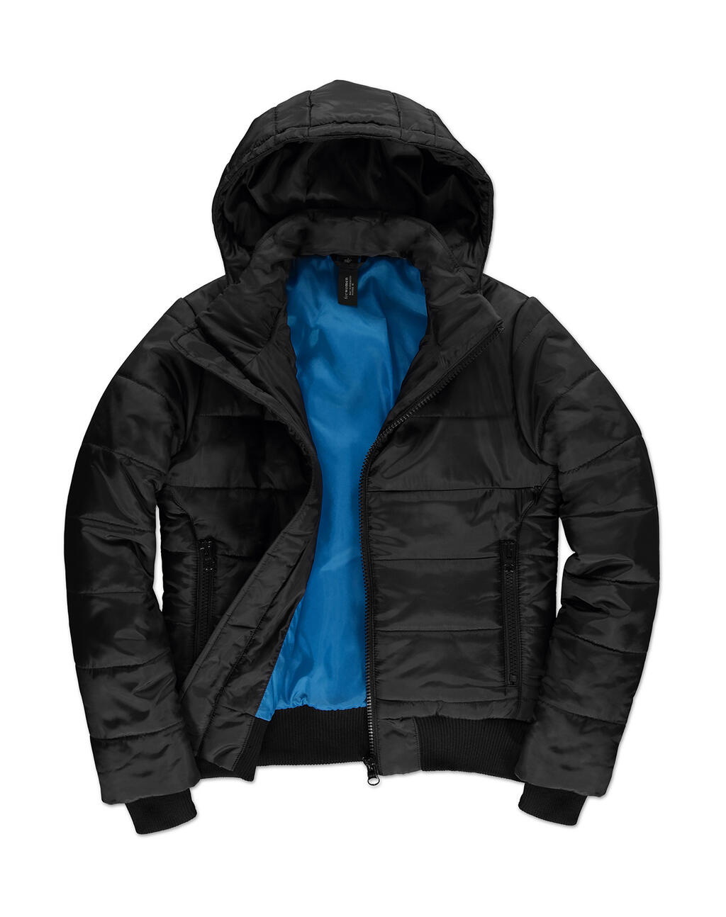 Chaqueta Superhood para mujer - Negro/Azul cobalto