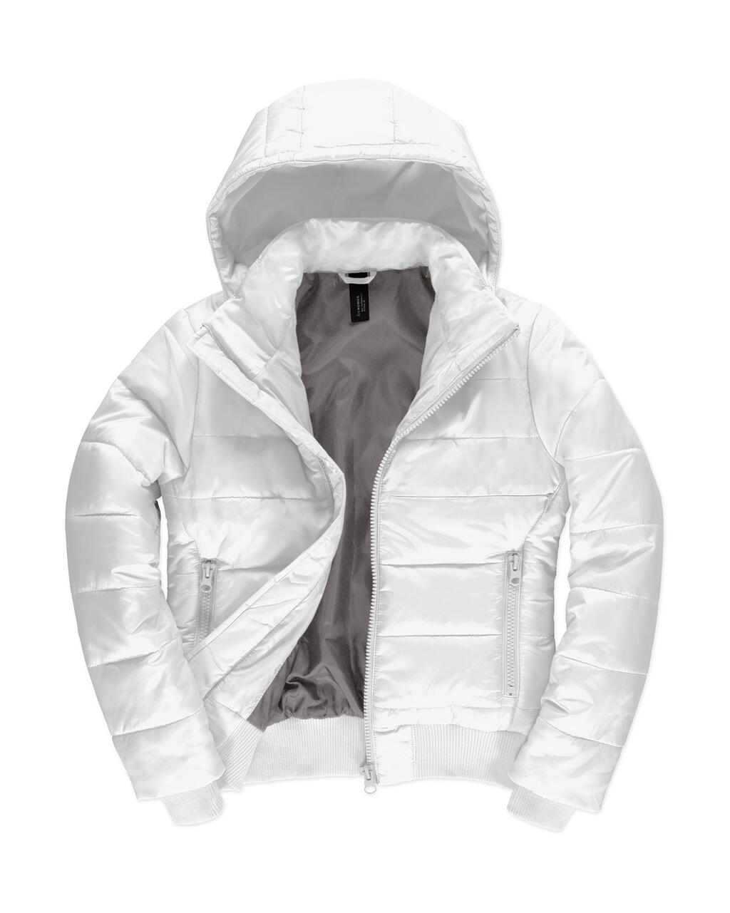 Chaqueta Superhood para mujer - Blanco/Gris cálido