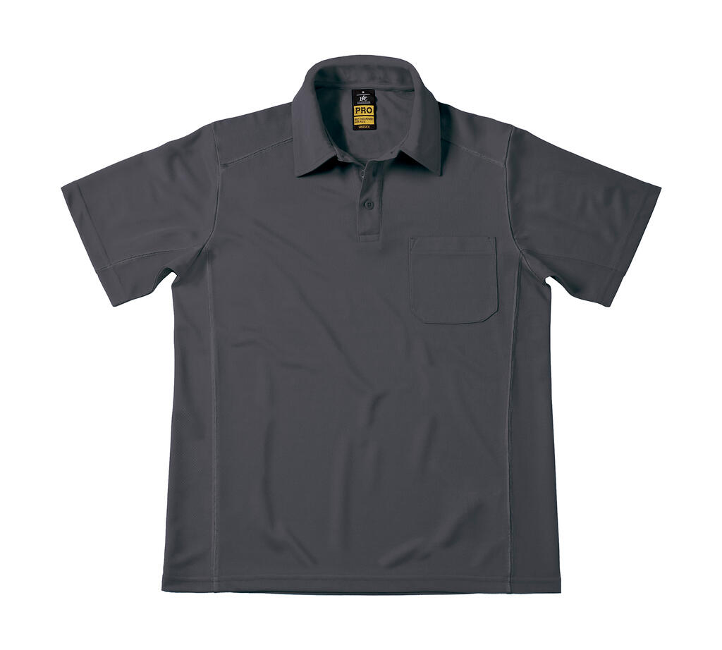 Polo de bolsillo CoolPower - DG670 - Gris oscuro