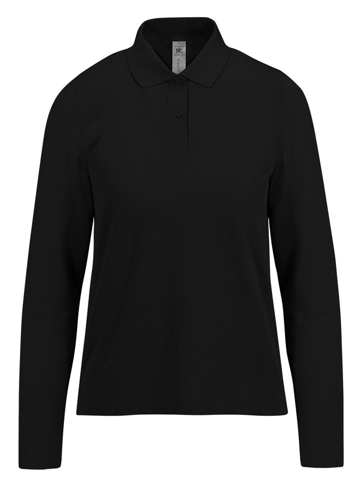 Mi Polo 180 de manga larga / Mujer - BL002 - Negro