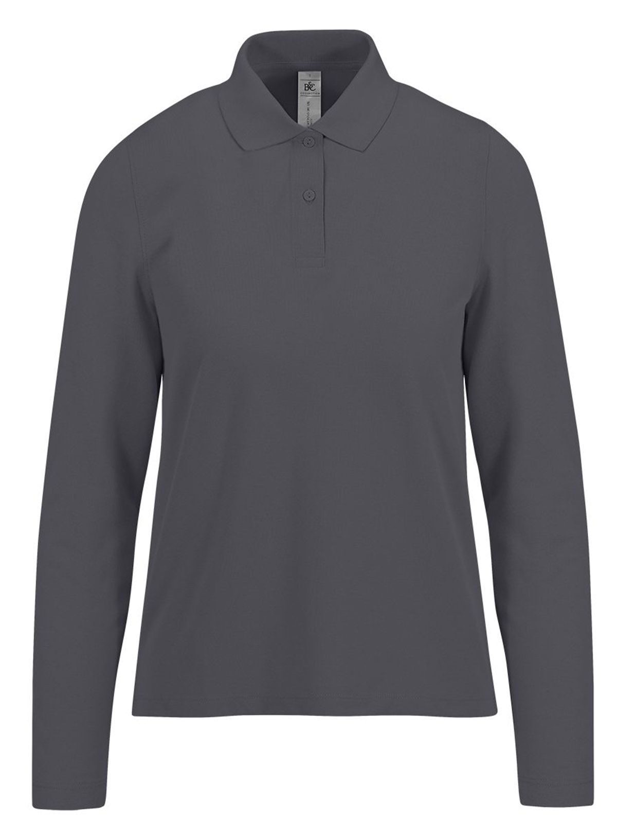 Mi Polo 180 de manga larga / Mujer - DG670 - Gris oscuro