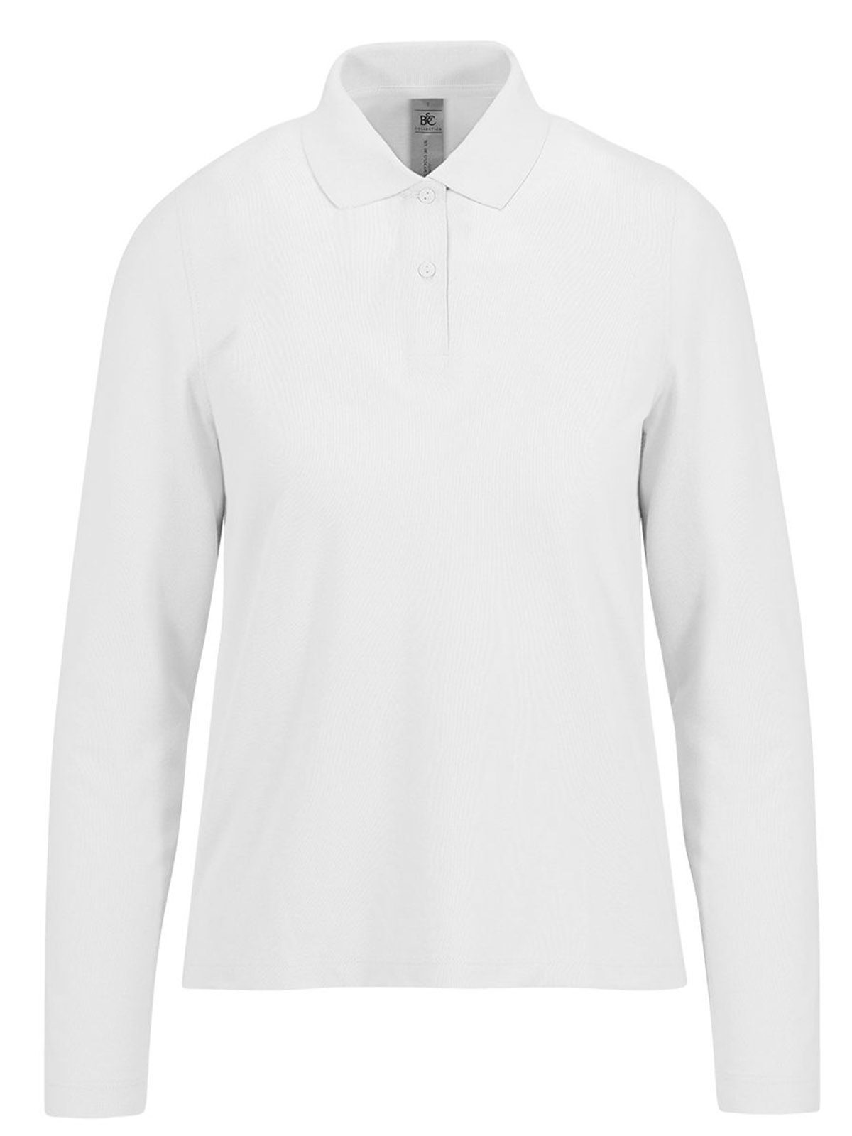 Mi Polo 180 de manga larga / Mujer - WH001 - Blanco