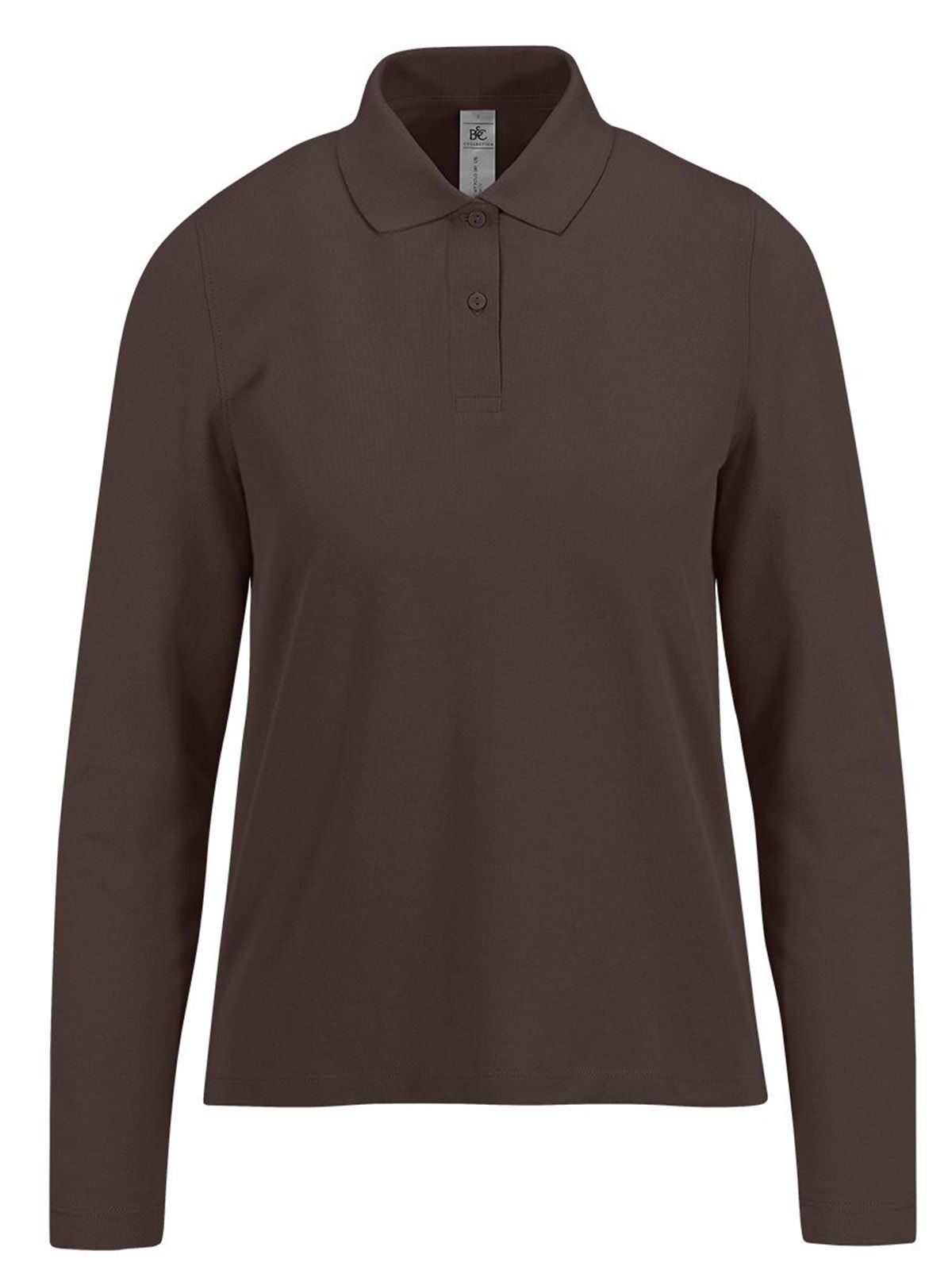 Mi Polo 180 de manga larga / Mujer - RC142 - CAFÉ TOSTADO