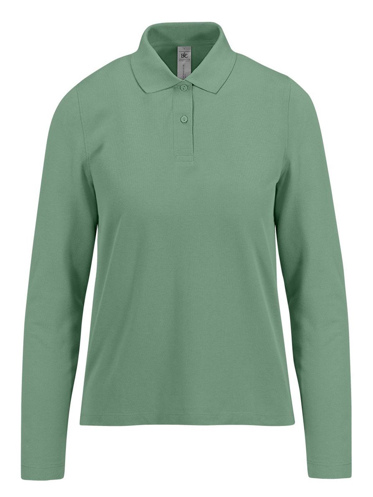 Mi Polo 210 de manga larga / Mujer - AG553 - Verde Amalfi