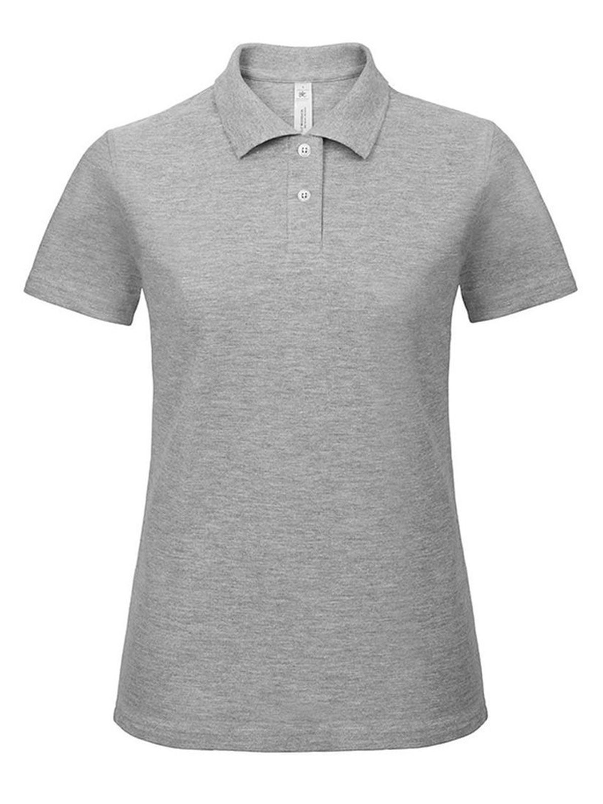 Polo para mujer ID.001 - 610 - Gris jaspeado