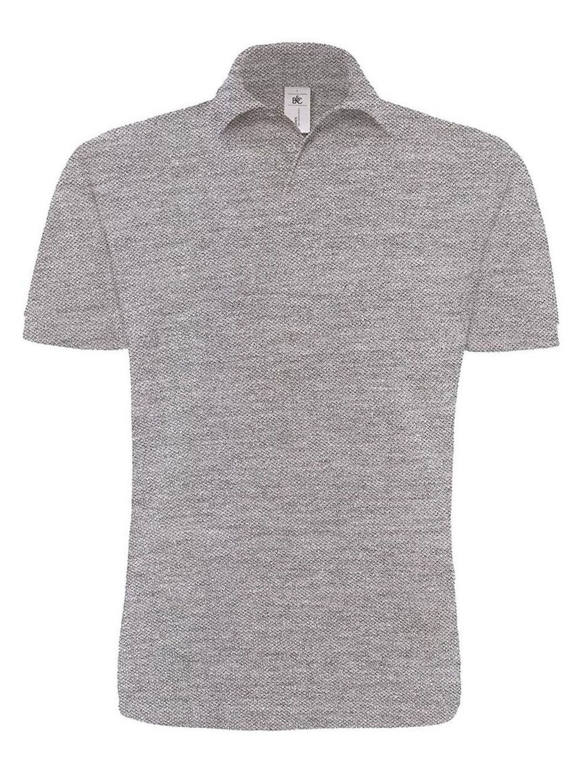 Polo unisex Heavymill - 610 - Gris jaspeado