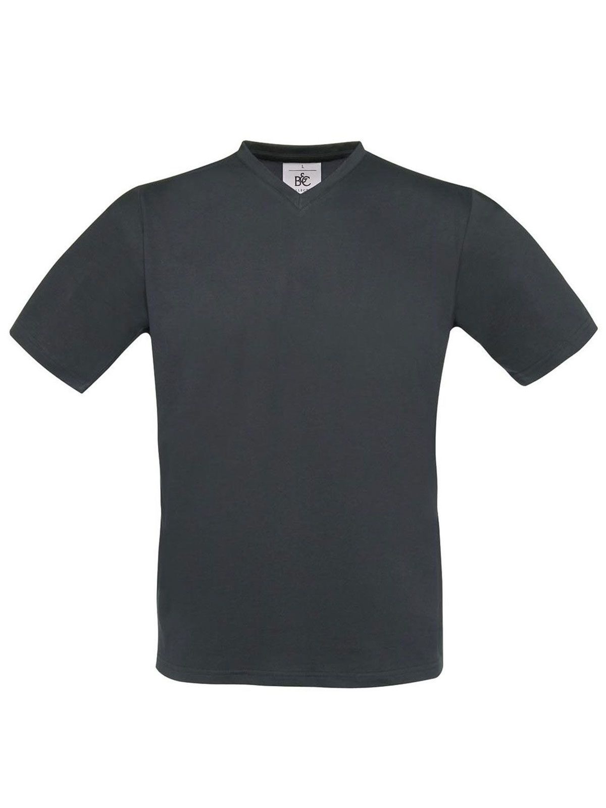Camiseta con cuello en V Exact - 670 - Gris oscuro