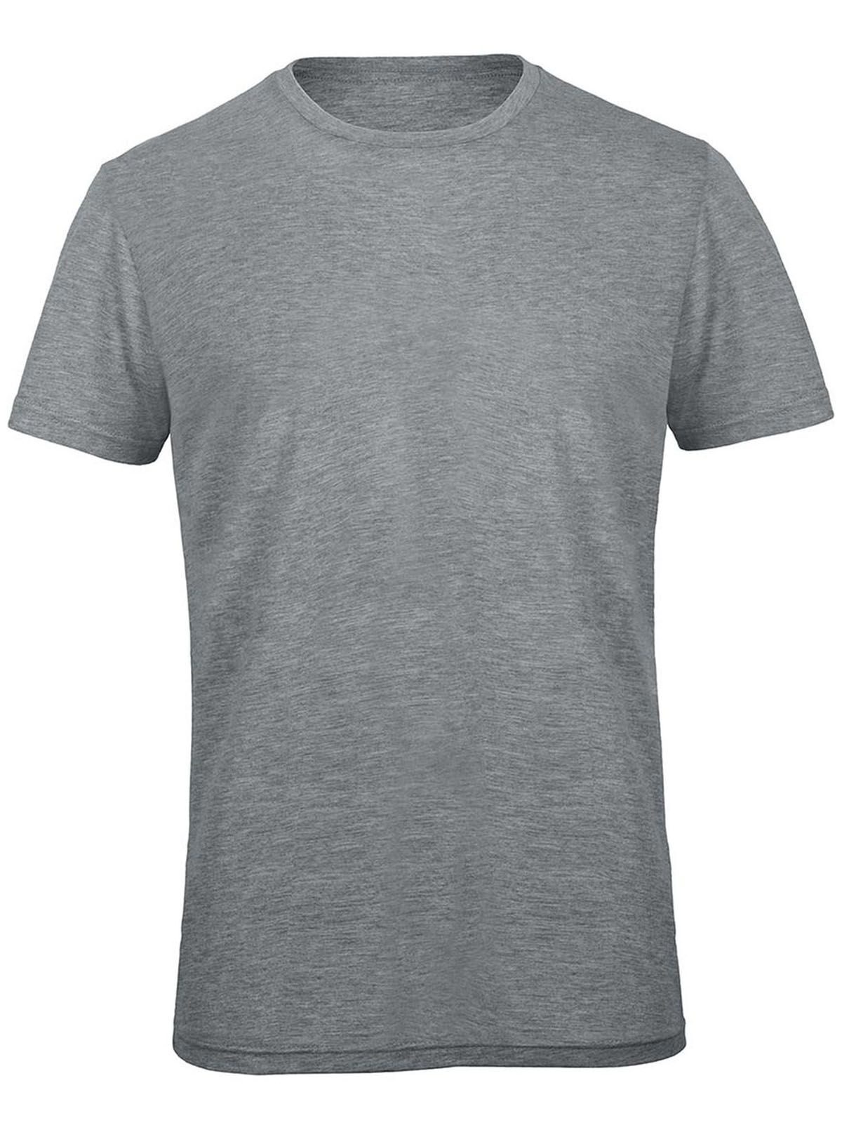 Camiseta Triblend para hombre - HL613 - Gris claro jaspeado