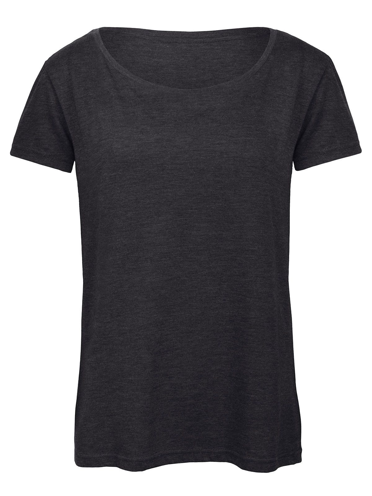Camiseta Triblend para mujer - HD614 - Gris oscuro jaspeado
