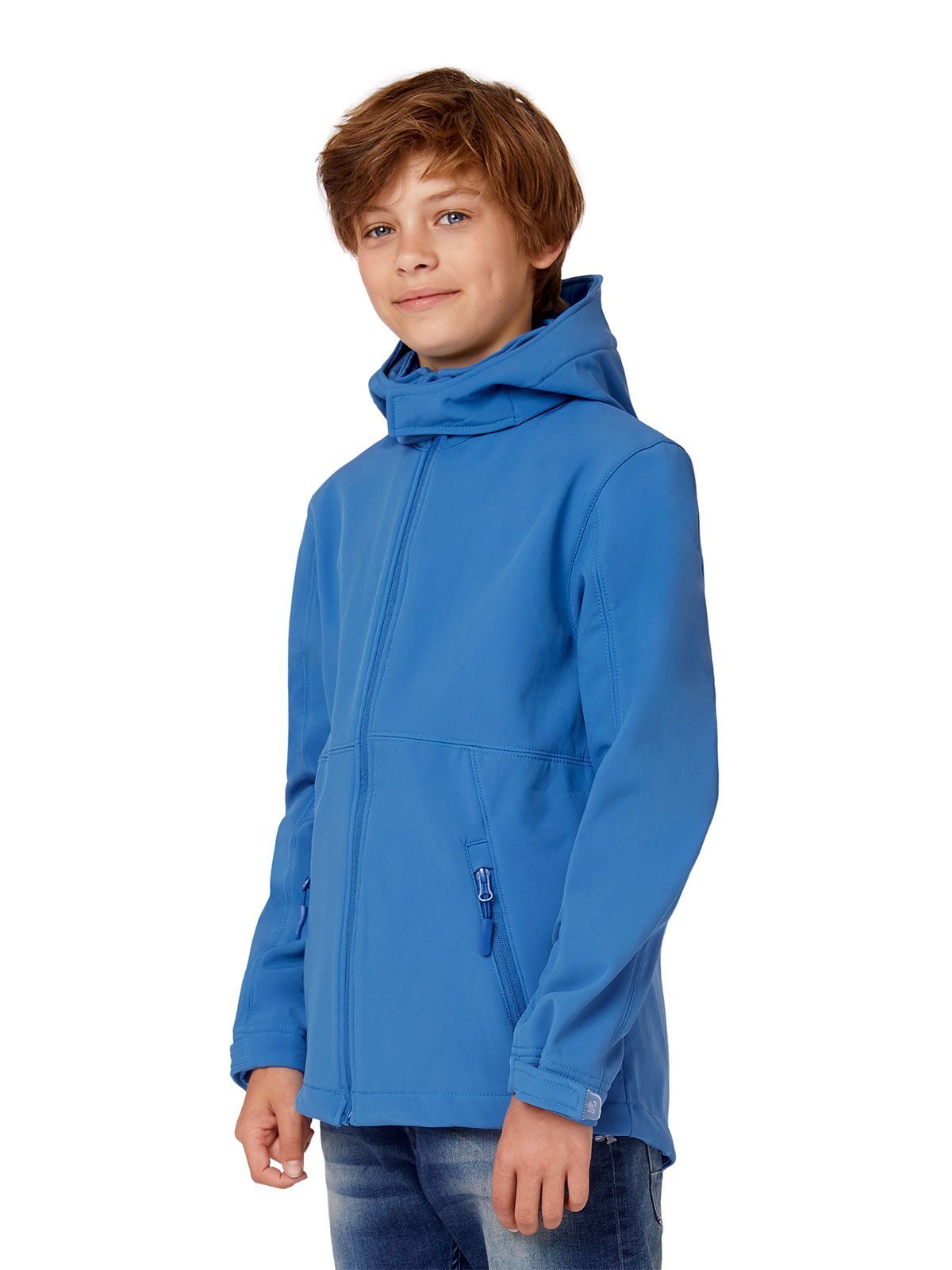 Chaqueta softshell con capucha para niños