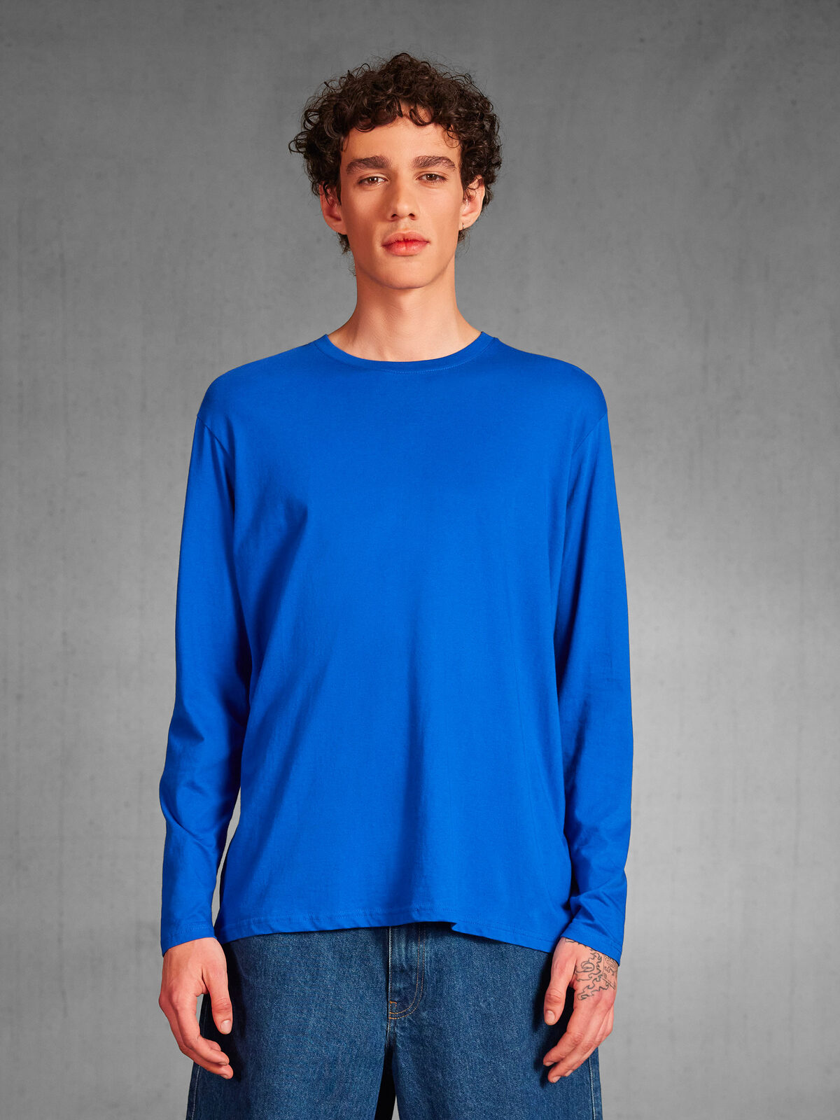 Camiseta de manga larga para hombre #E150 - 304 - Rosa millennial