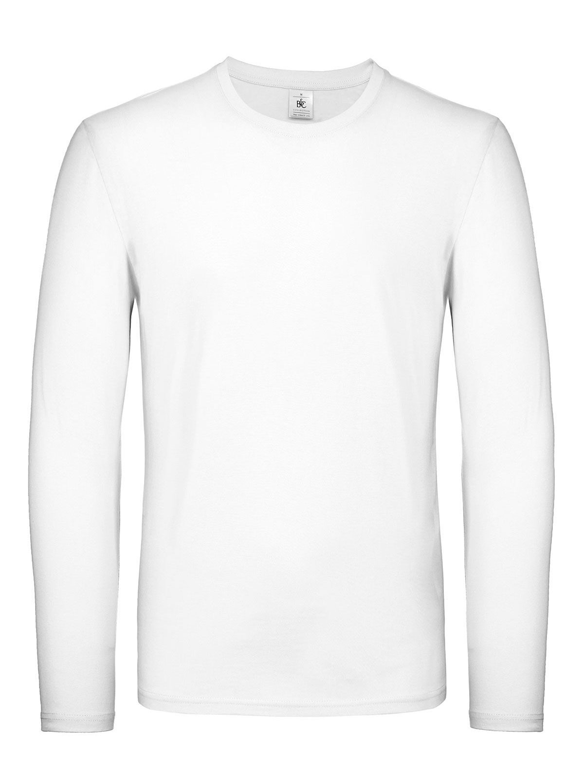 Camiseta de manga larga para hombre #E150 - 001 - Blanco