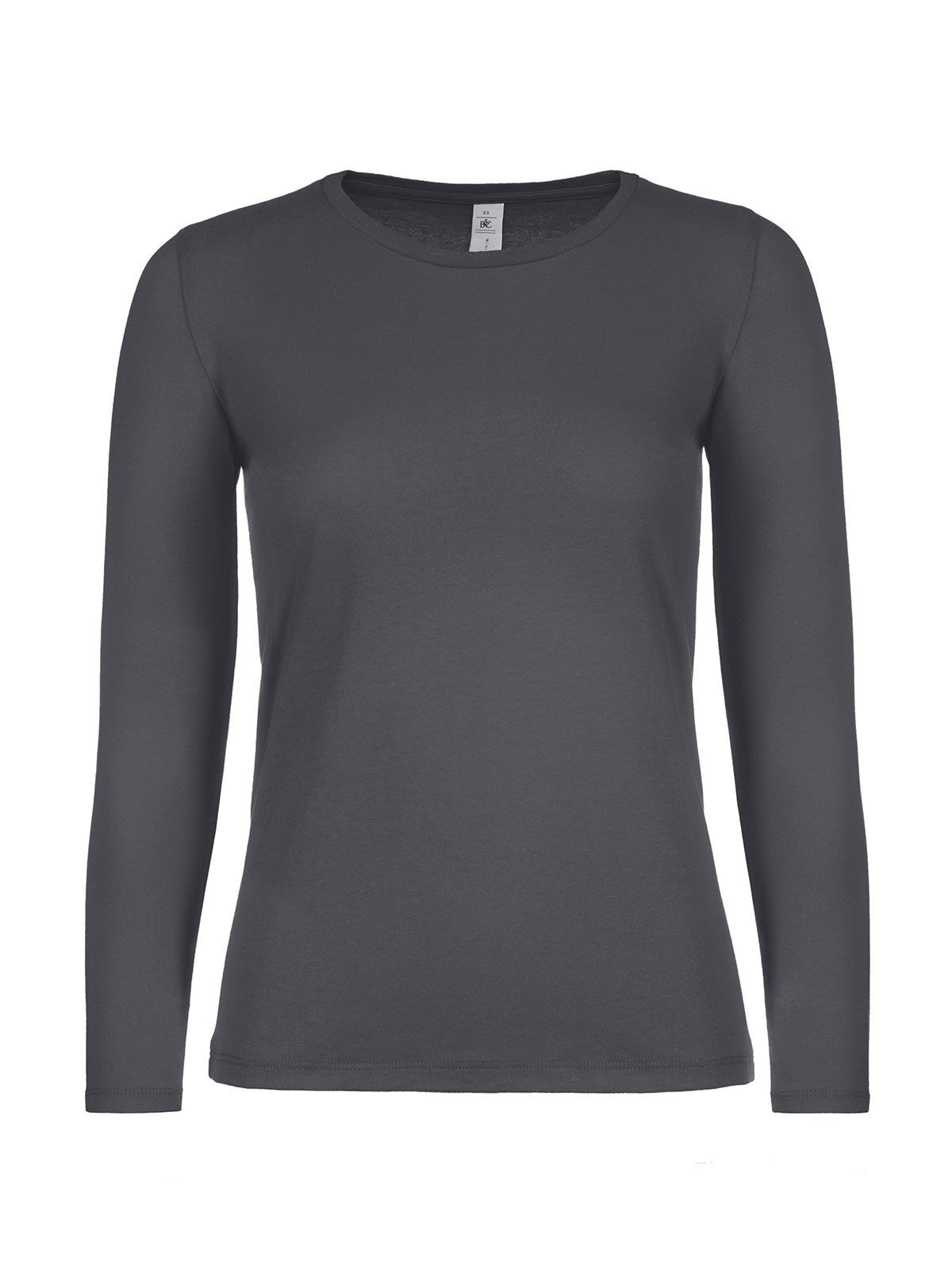 Camiseta de mujer de manga larga #E150 - 670 - Gris oscuro