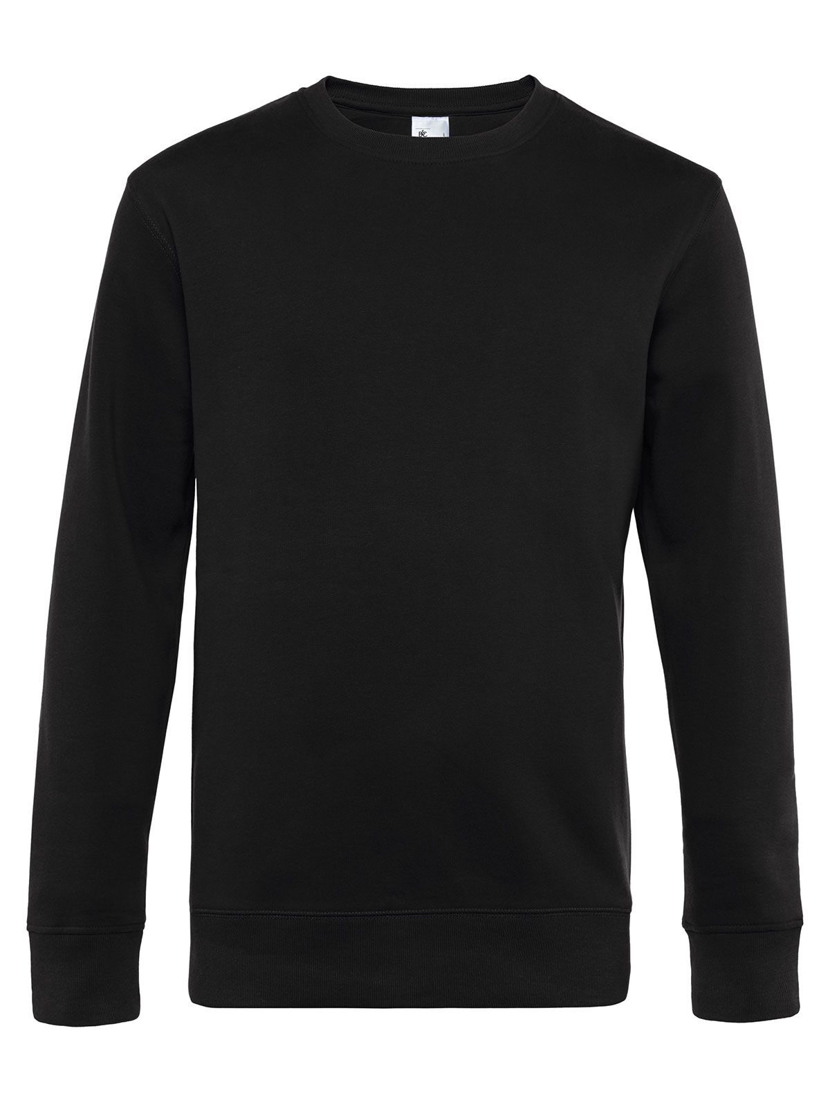 Sudadera de cuello redondo KING_° - BP005 - Negro Puro