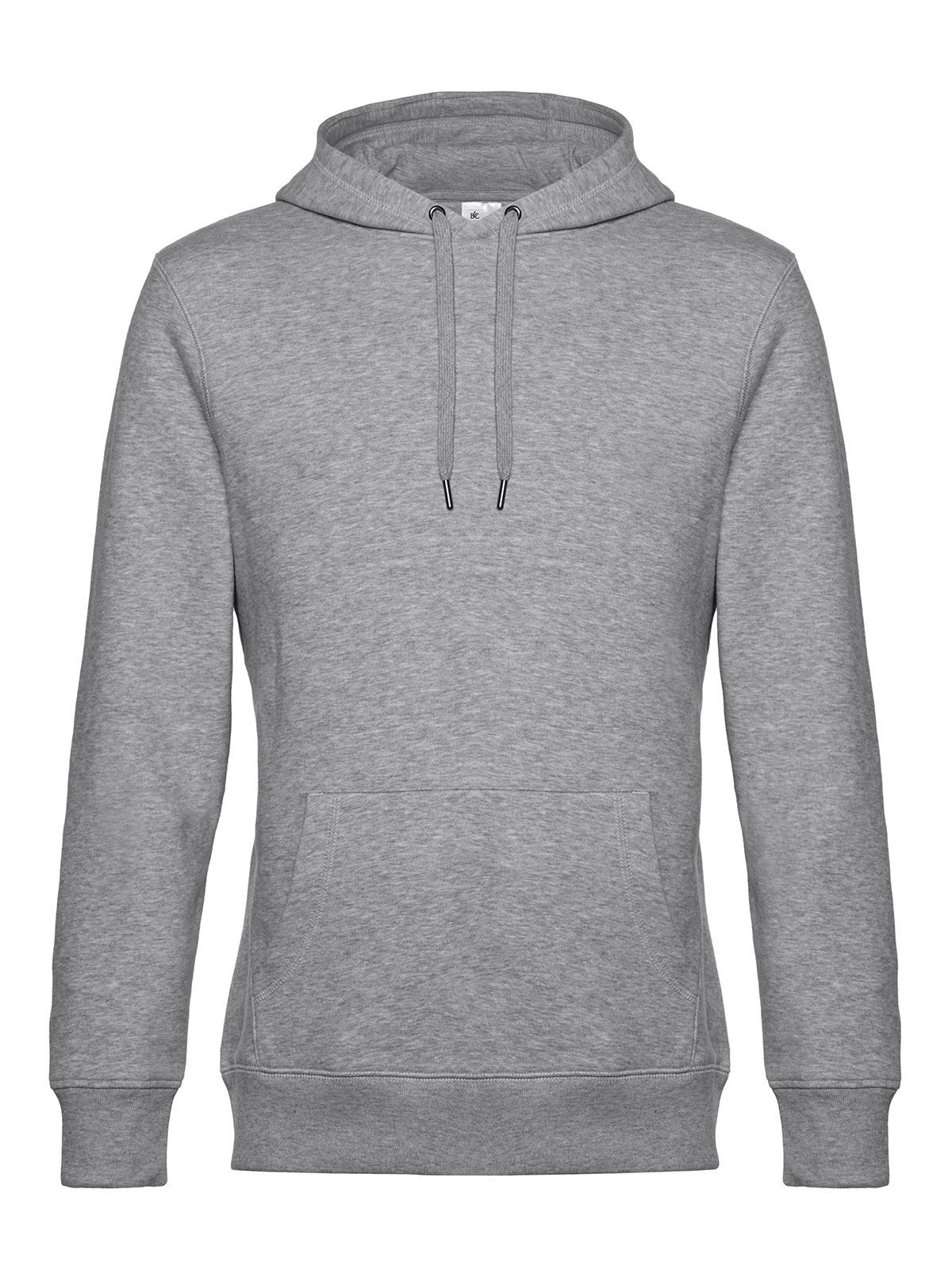 Sudadera con capucha KING_° - 610 - Gris jaspeado