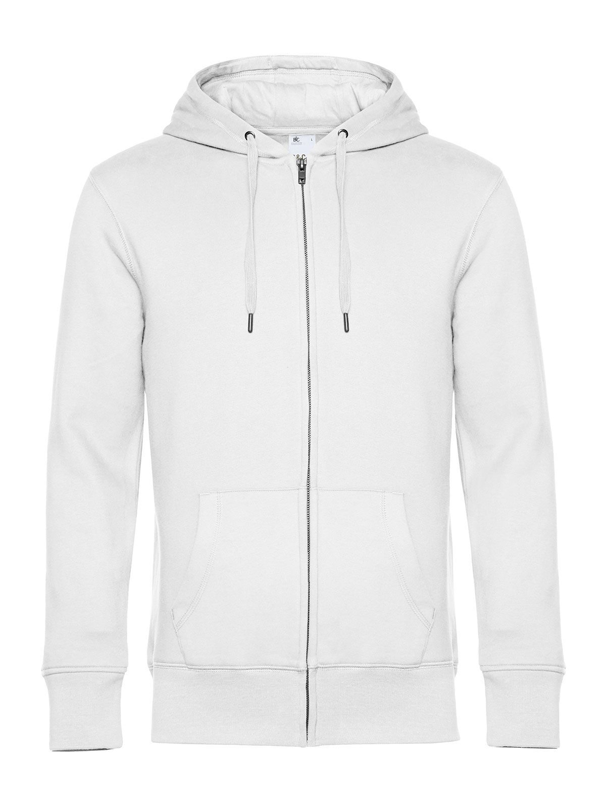 Chaqueta con capucha y cremallera KING_° - 001 - Blanco