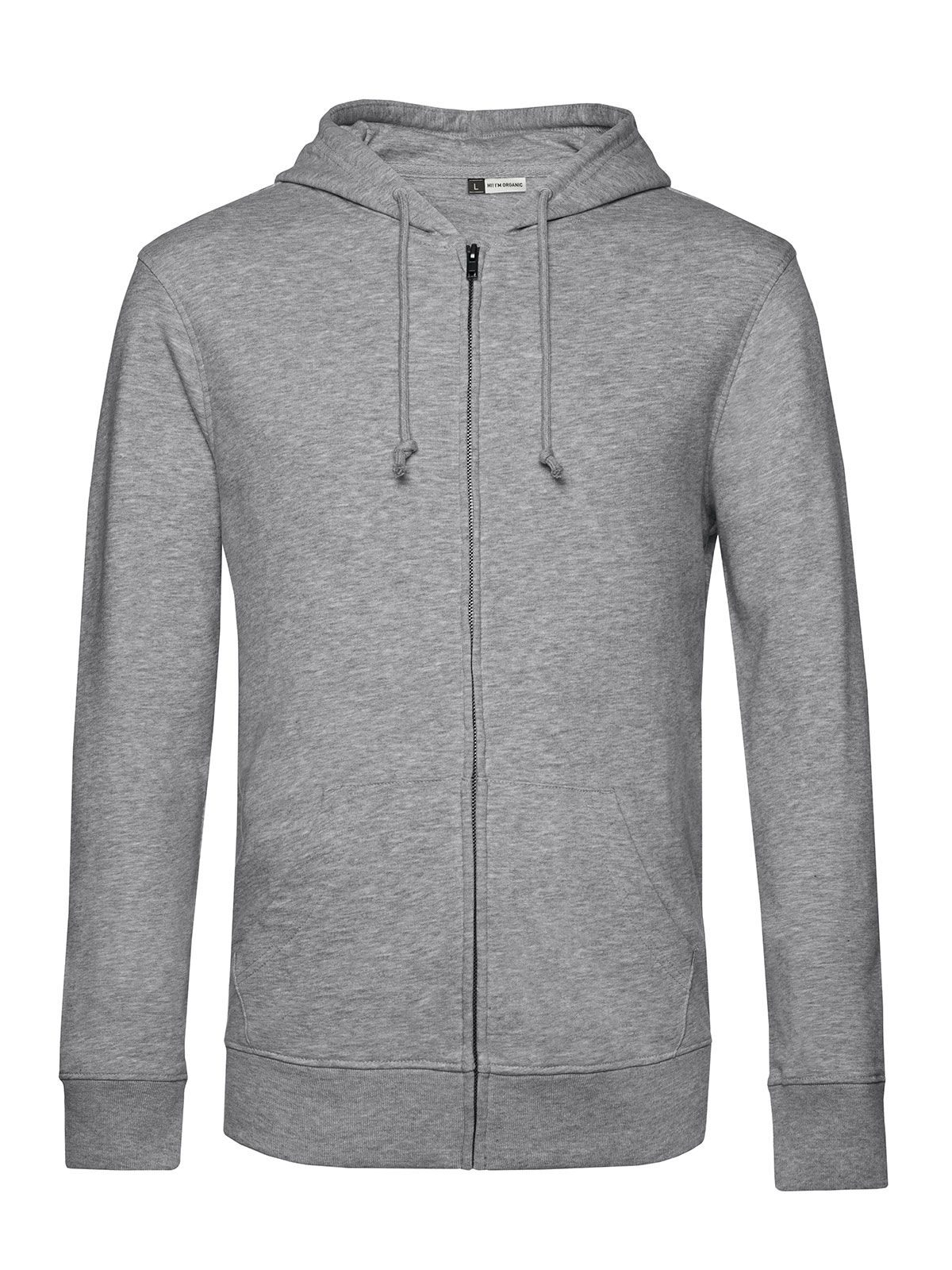 Chaqueta con capucha y cremallera Inspire_° - 610 - Gris jaspeado