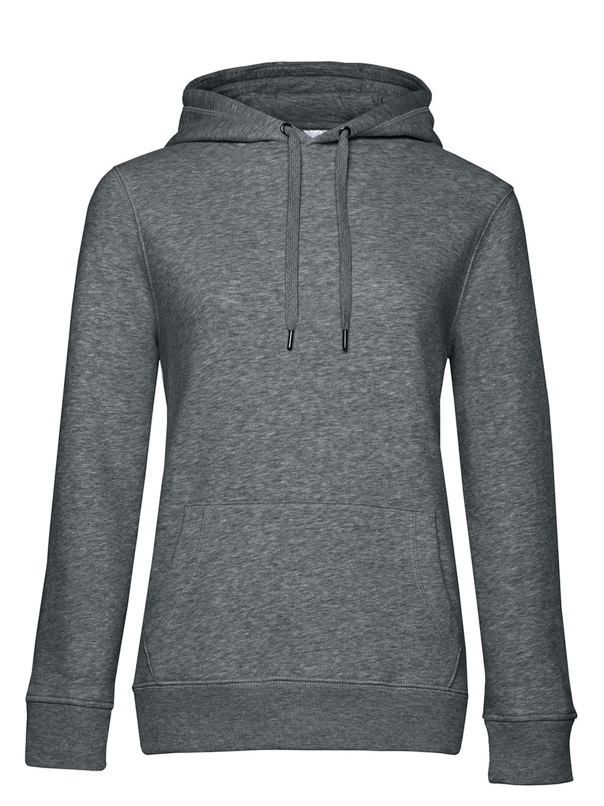 Sudadera con capucha QUEEN_° - HM623 - Gris medio jaspeado