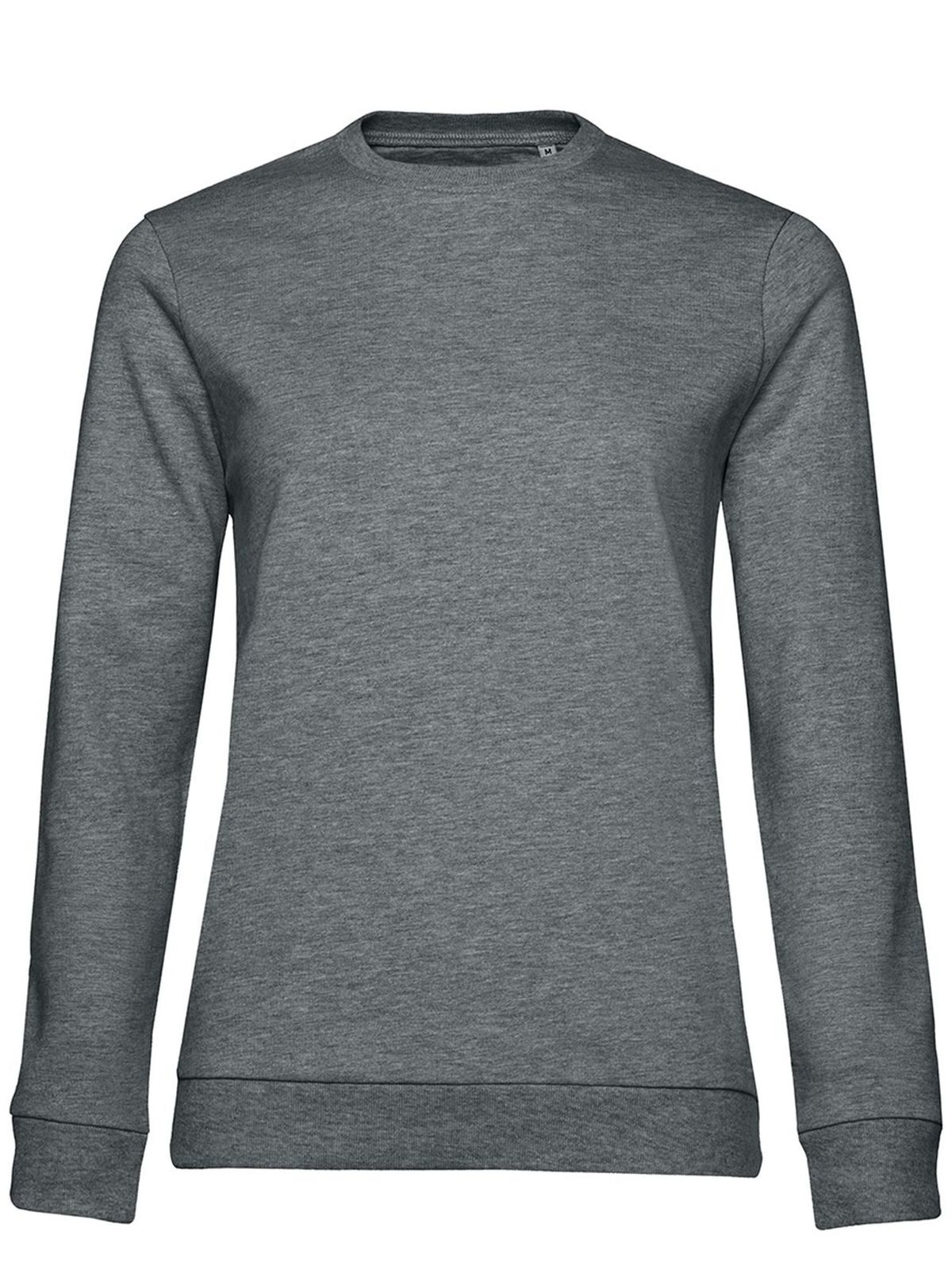 Sudadera de mujer #Set In - HM623 - Gris medio jaspeado