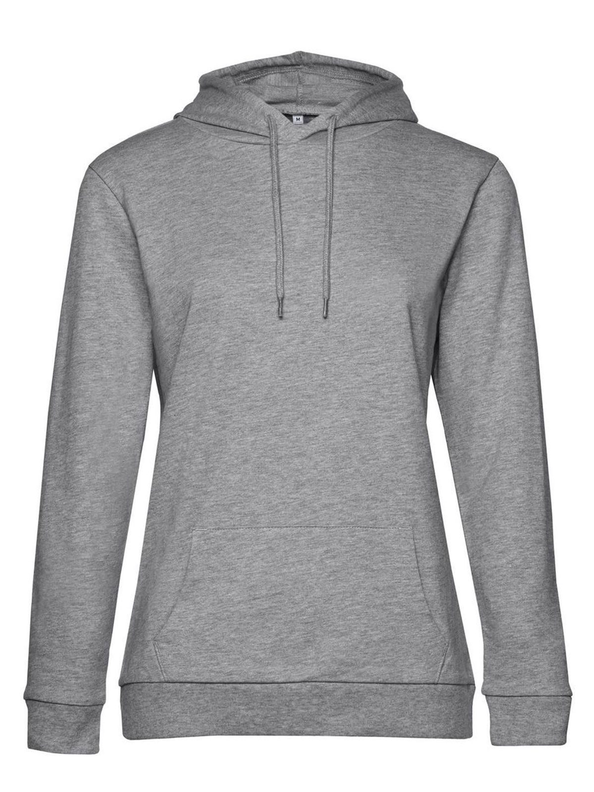 Sudadera con capucha para mujer - 610 - Gris jaspeado