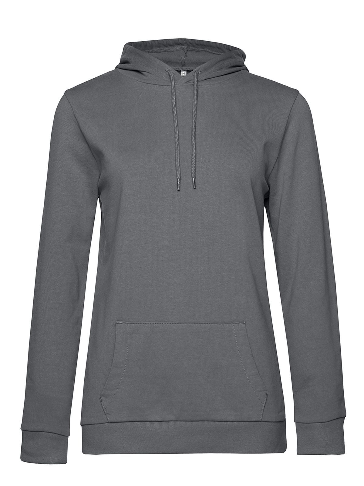 Sudadera con capucha para mujer - EG665 - Gris elefante