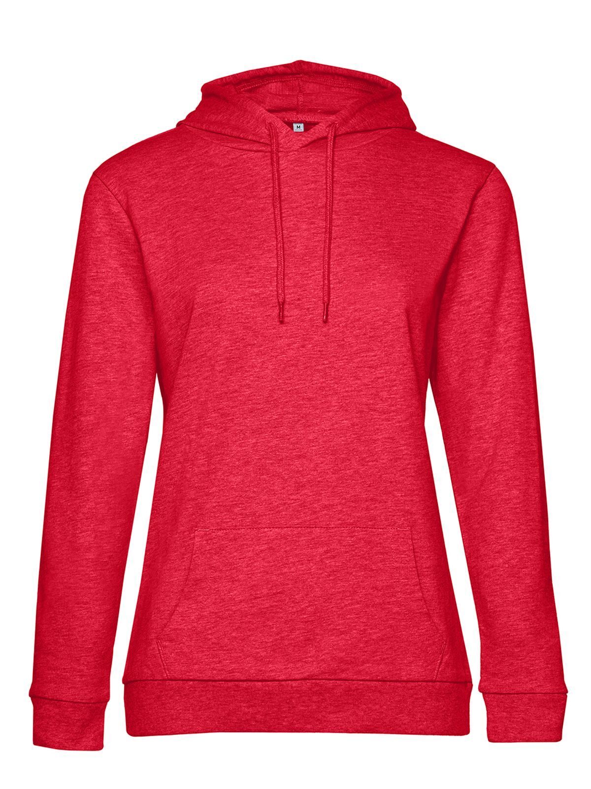 Sudadera con capucha para mujer - HR617 - Rojo jaspeado