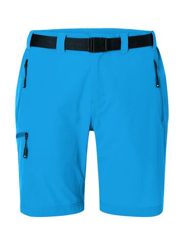 Pantalones cortos de trekking para hombre - BRBLU - Azul brillante
