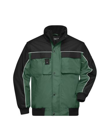 Chaqueta de trabajo - DGRBL - VERDE OSCURO-NEGRO