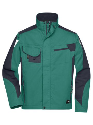 Chaqueta de trabajo - DGRBL - VERDE OSCURO-NEGRO