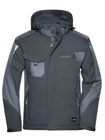 Chaqueta softshell Craftsmen - BLCB - NEGRO-CARBONO