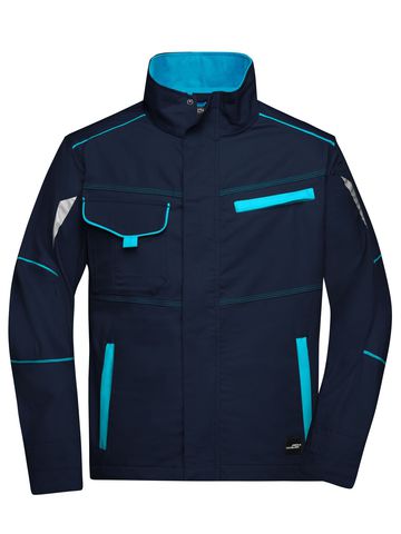 Chaqueta de trabajo - NYTU - AZUL MARINO-TURQUESA