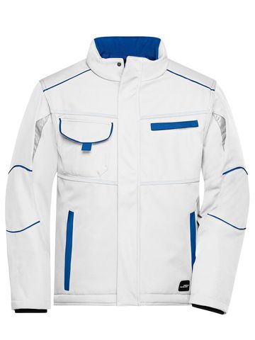 Chaqueta acolchada softshell para trabajo - Nivel 2 - WHRY - BLANCO REAL
