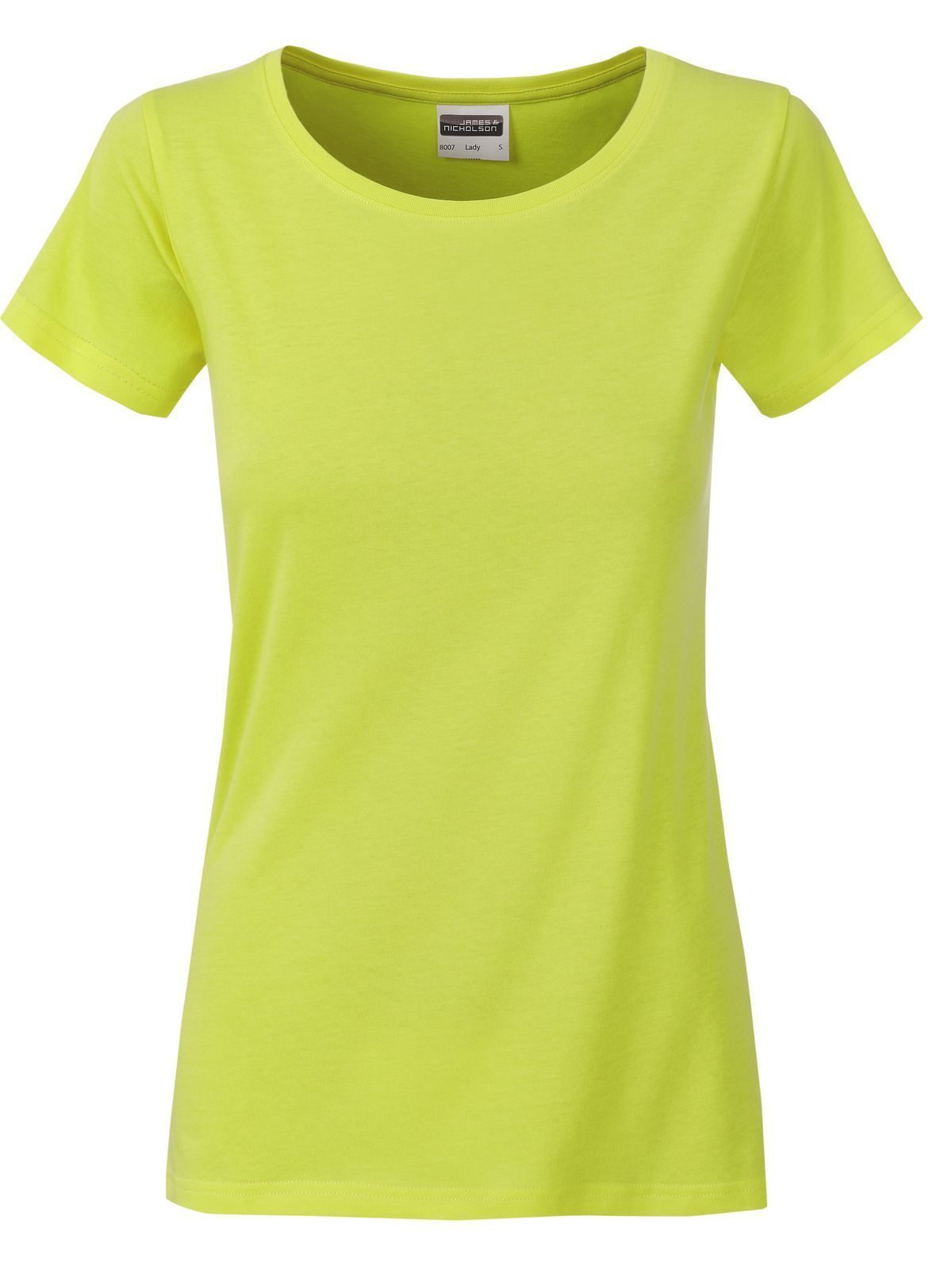 Camiseta básica para mujer - ACYE - Amarillo Ácido