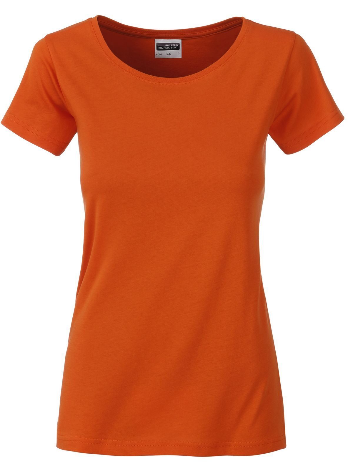 Camiseta básica para mujer - DOR - Naranja Oscuro