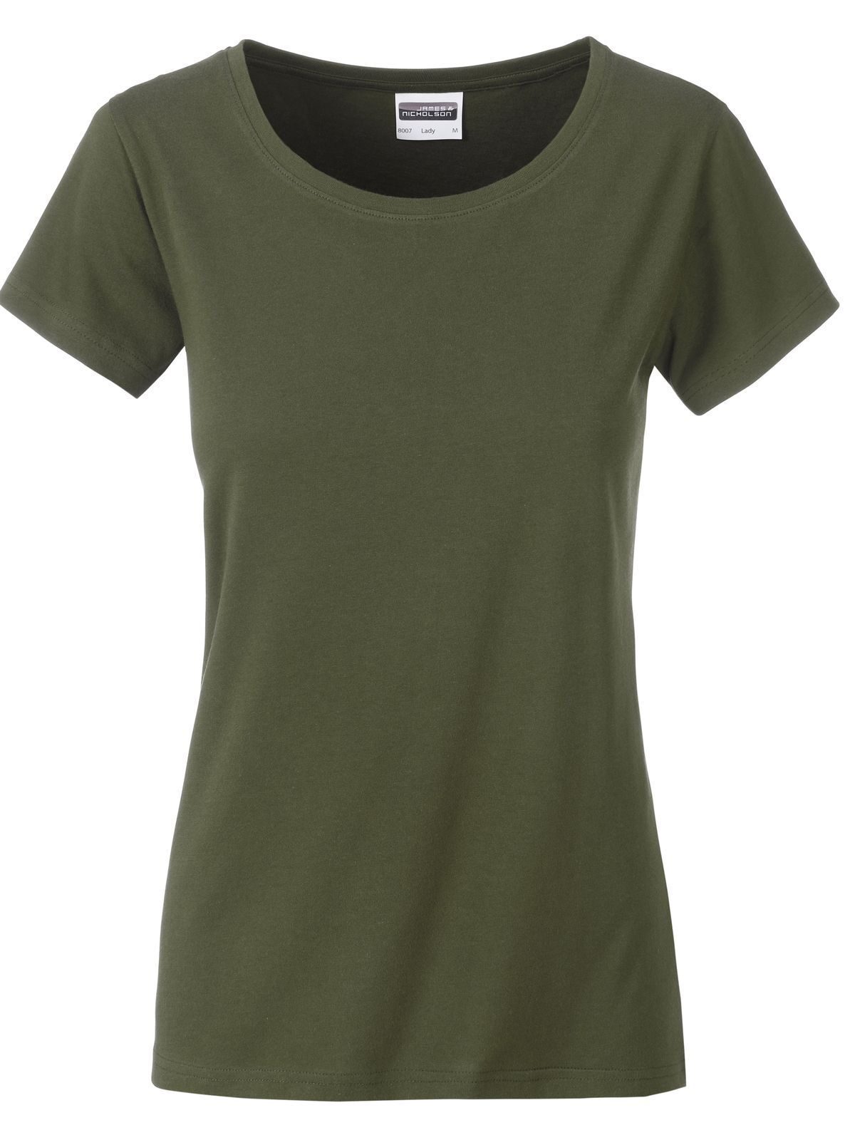 Camiseta básica para mujer - OL - Olive