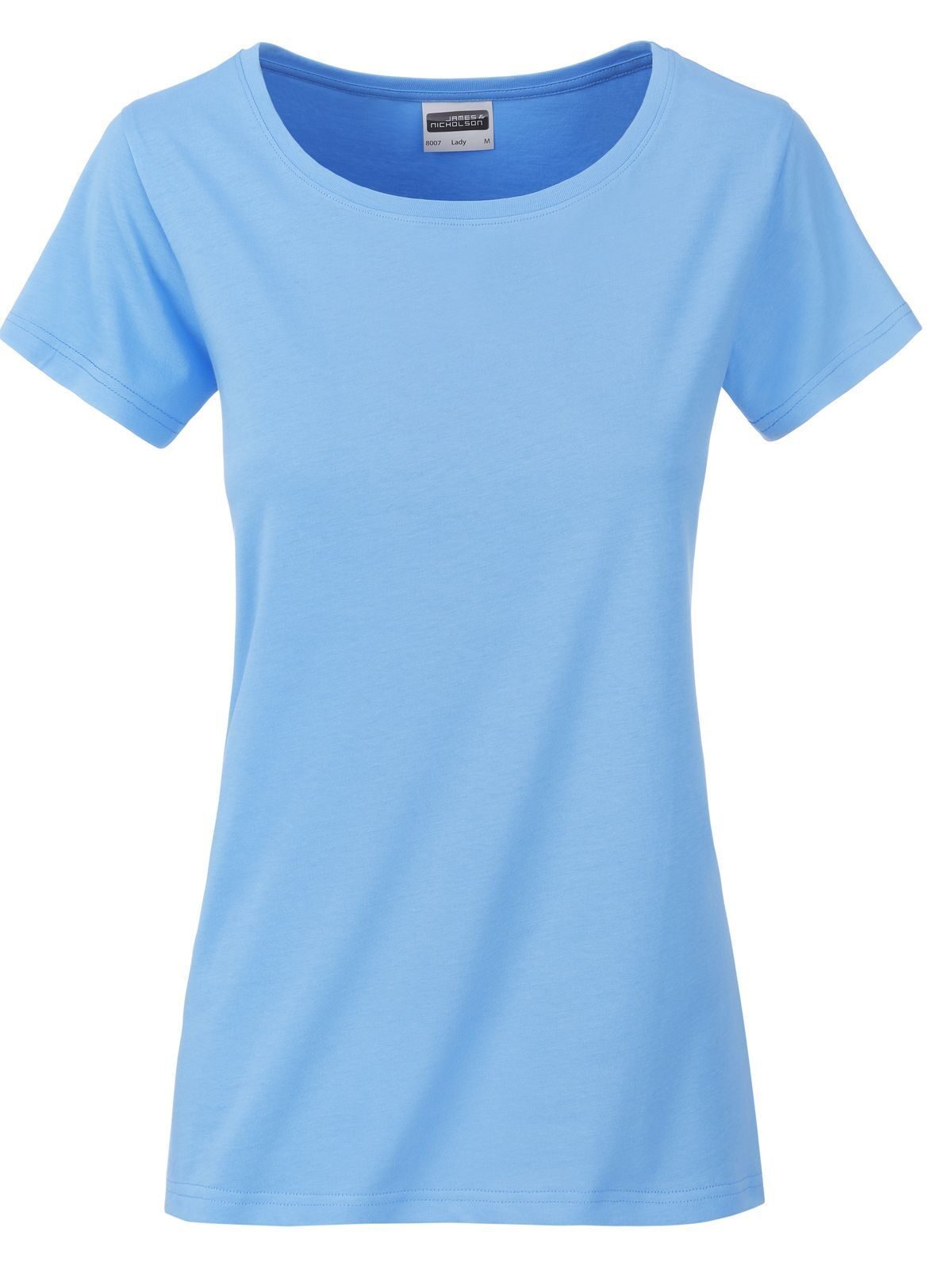 Camiseta básica para mujer - SBLU - Azul Cielo