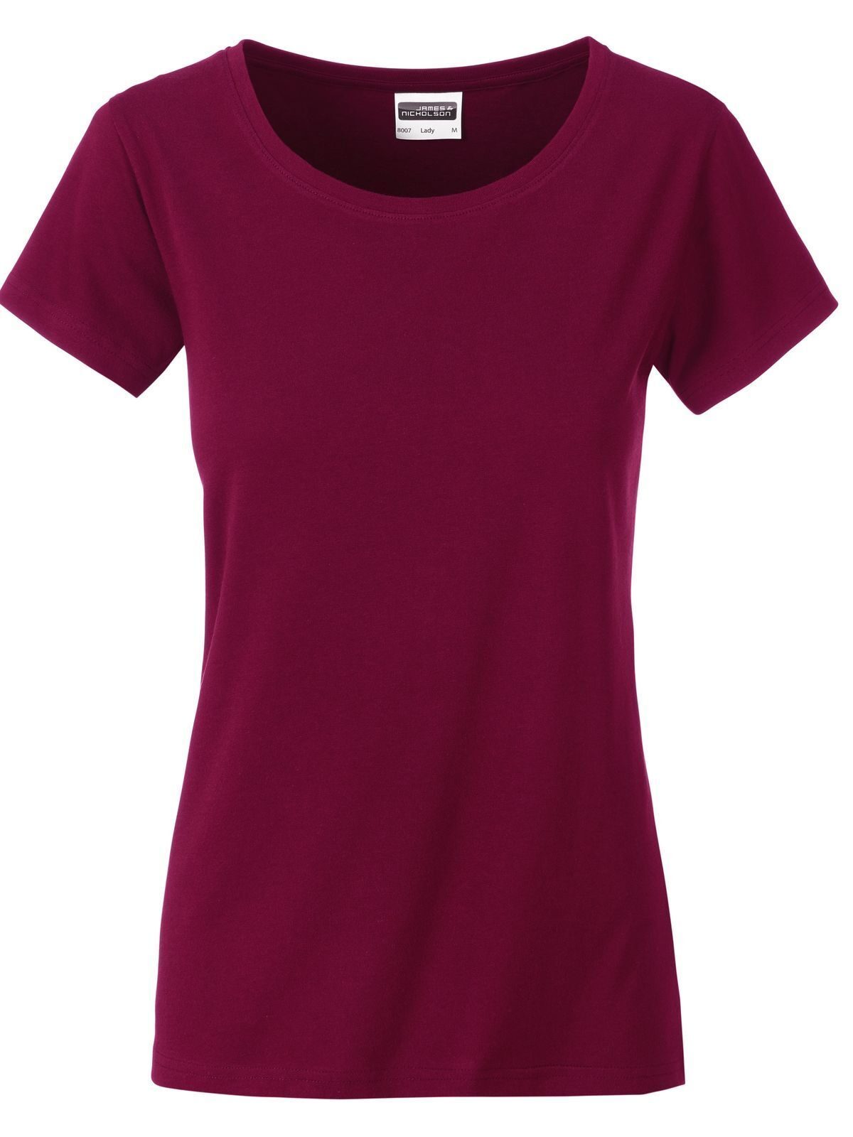 Camiseta básica para mujer - WI - Wine