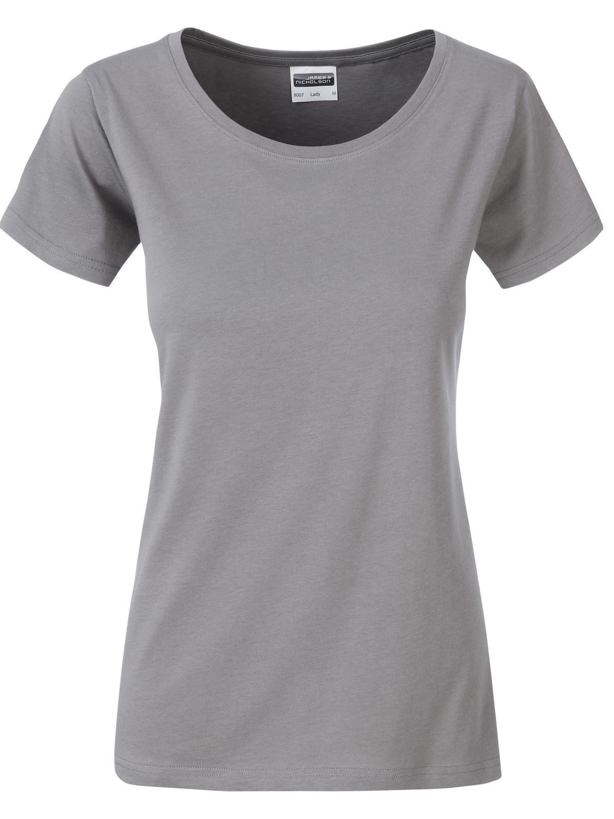 Camiseta básica para mujer - STEGR - Gris Acero