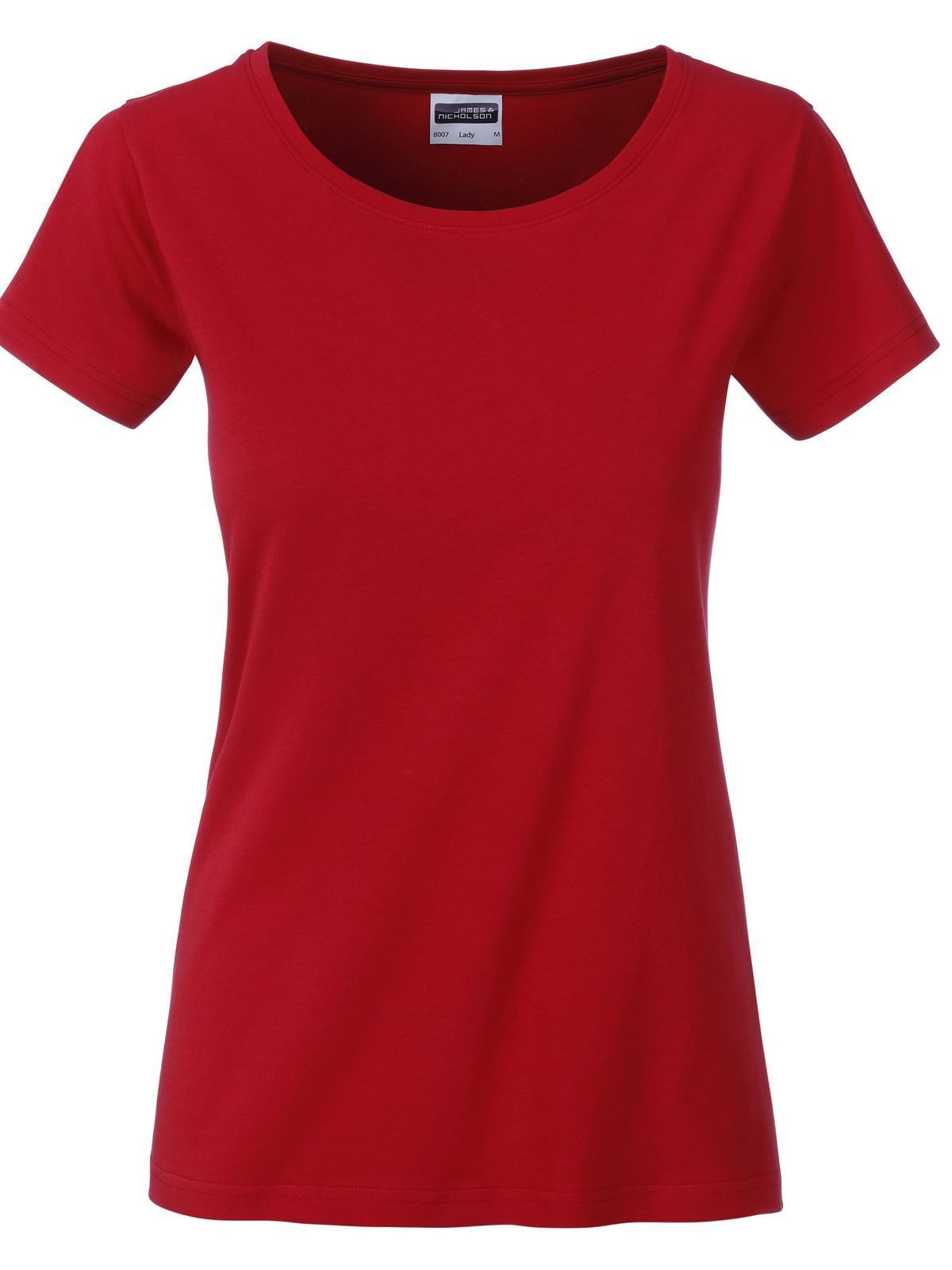 Camiseta básica para mujer - RD - Rojo