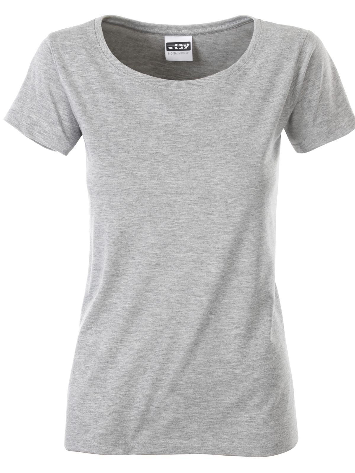 Camiseta básica para mujer - GREHE - Brezo gris