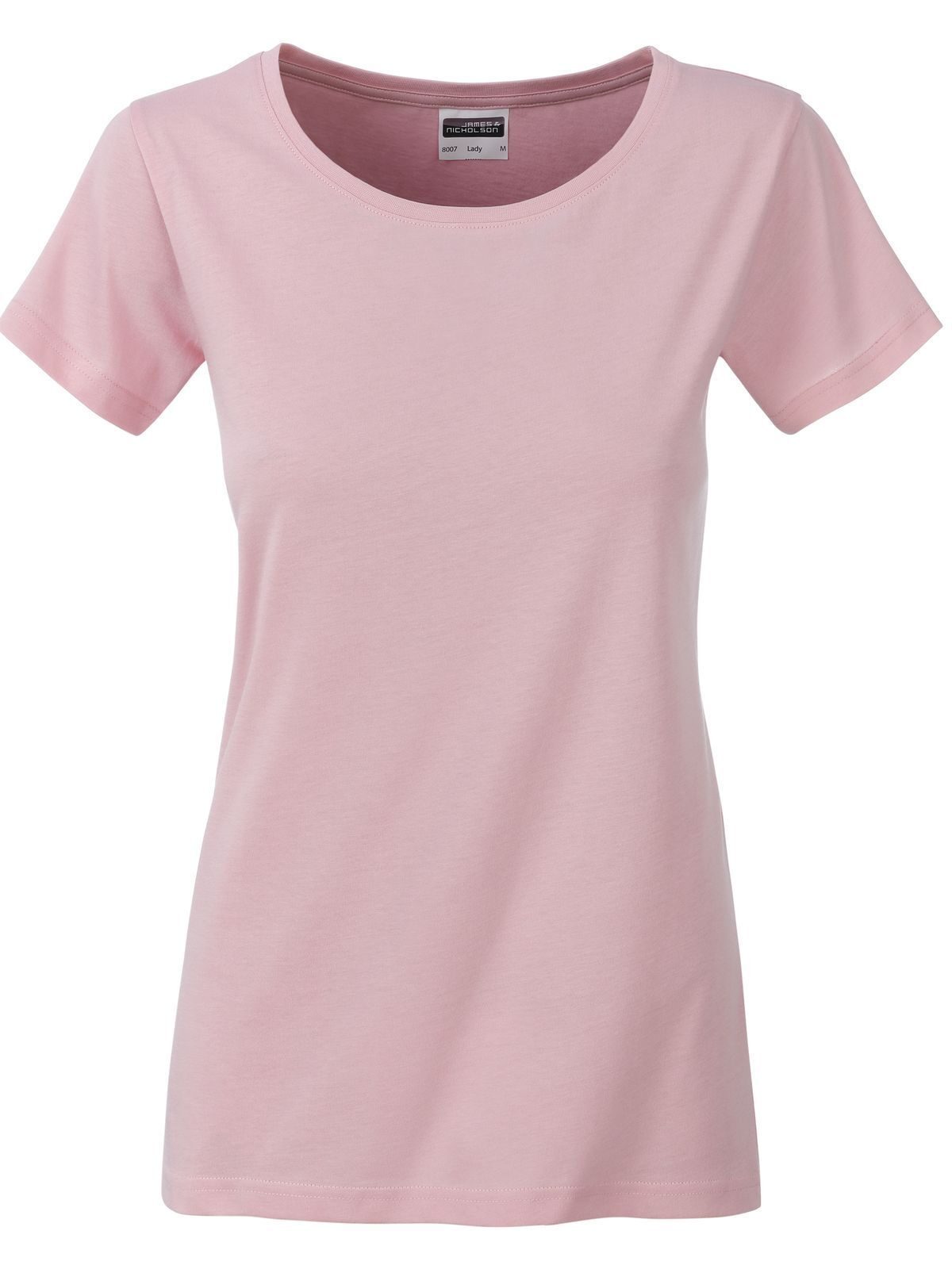 Camiseta básica para mujer - SOPI - Rosa suave