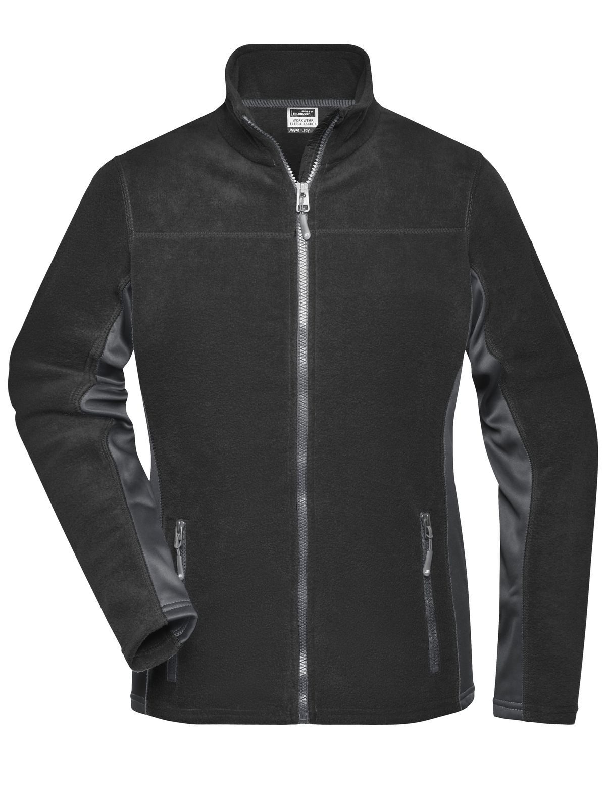 Chaqueta polar de trabajo para mujer STRONG - BLCB - Negro-Carbono