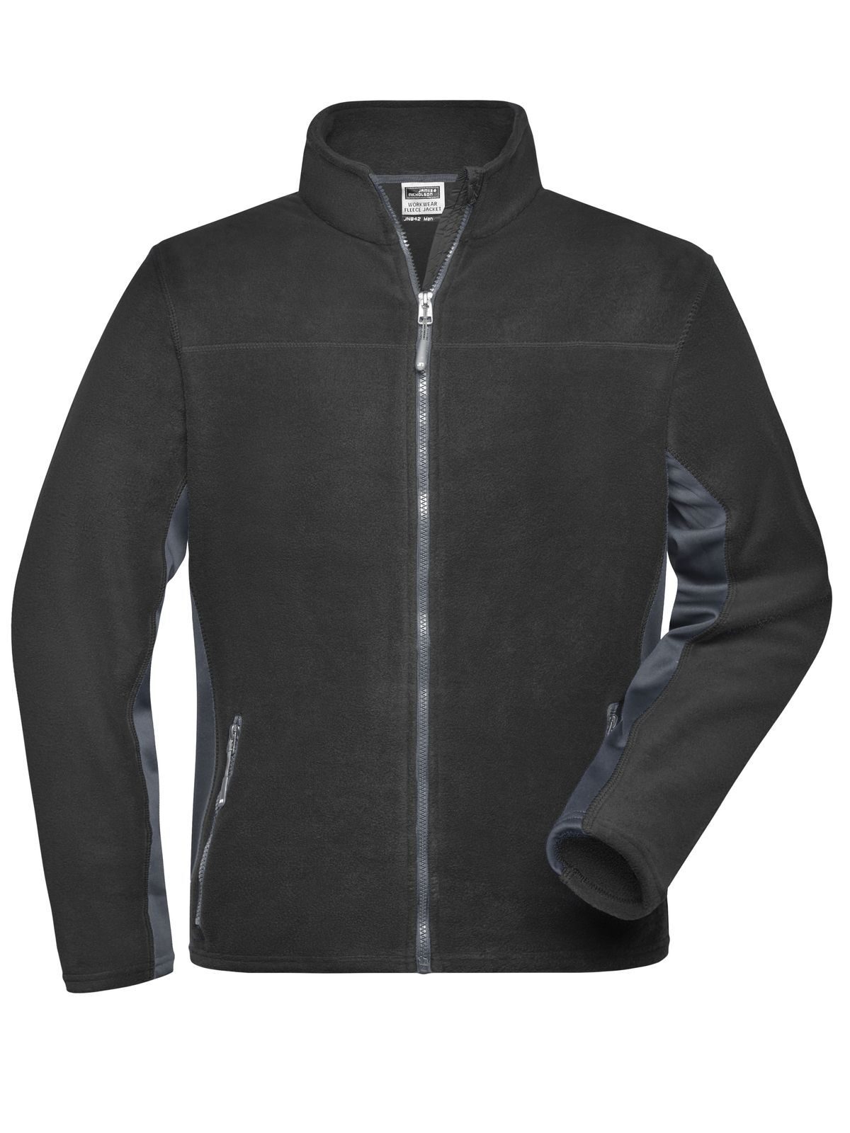 Chaqueta polar de trabajo para hombre STRONG - BLCB - Negro-Carbono