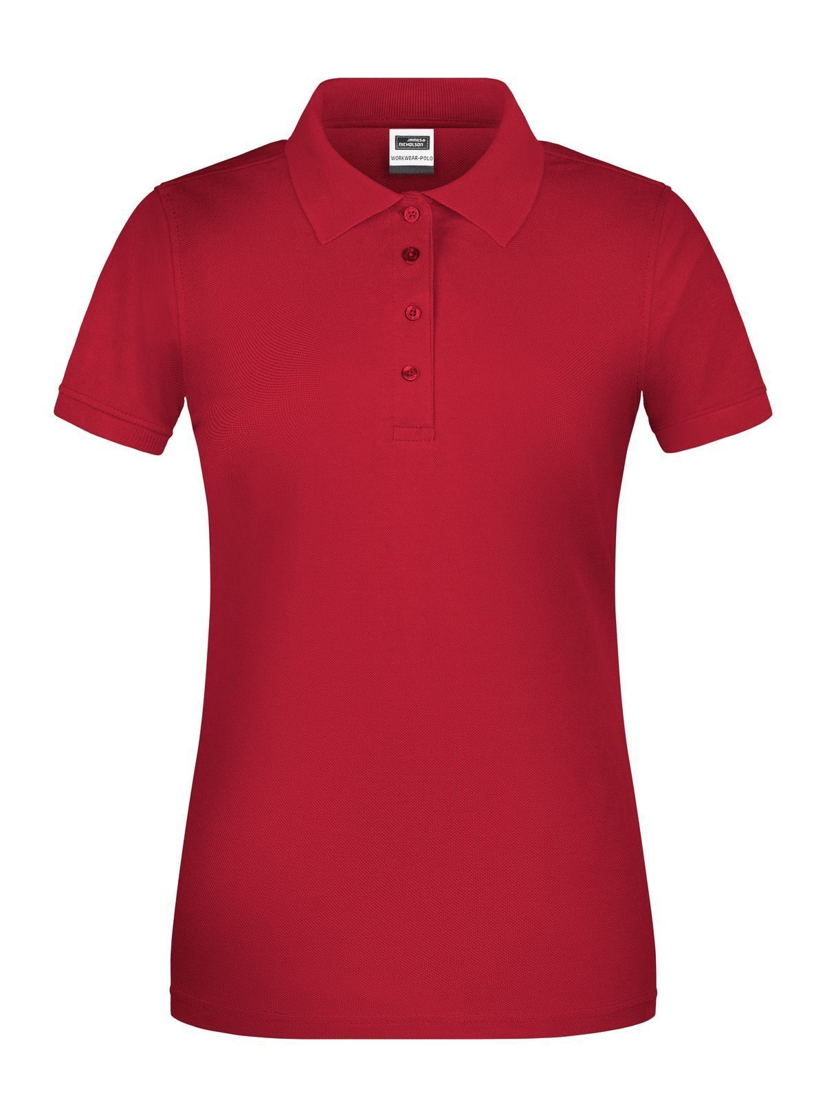 Polo de trabajo para mujer OCS Blended - RD - Rojo jaspeado