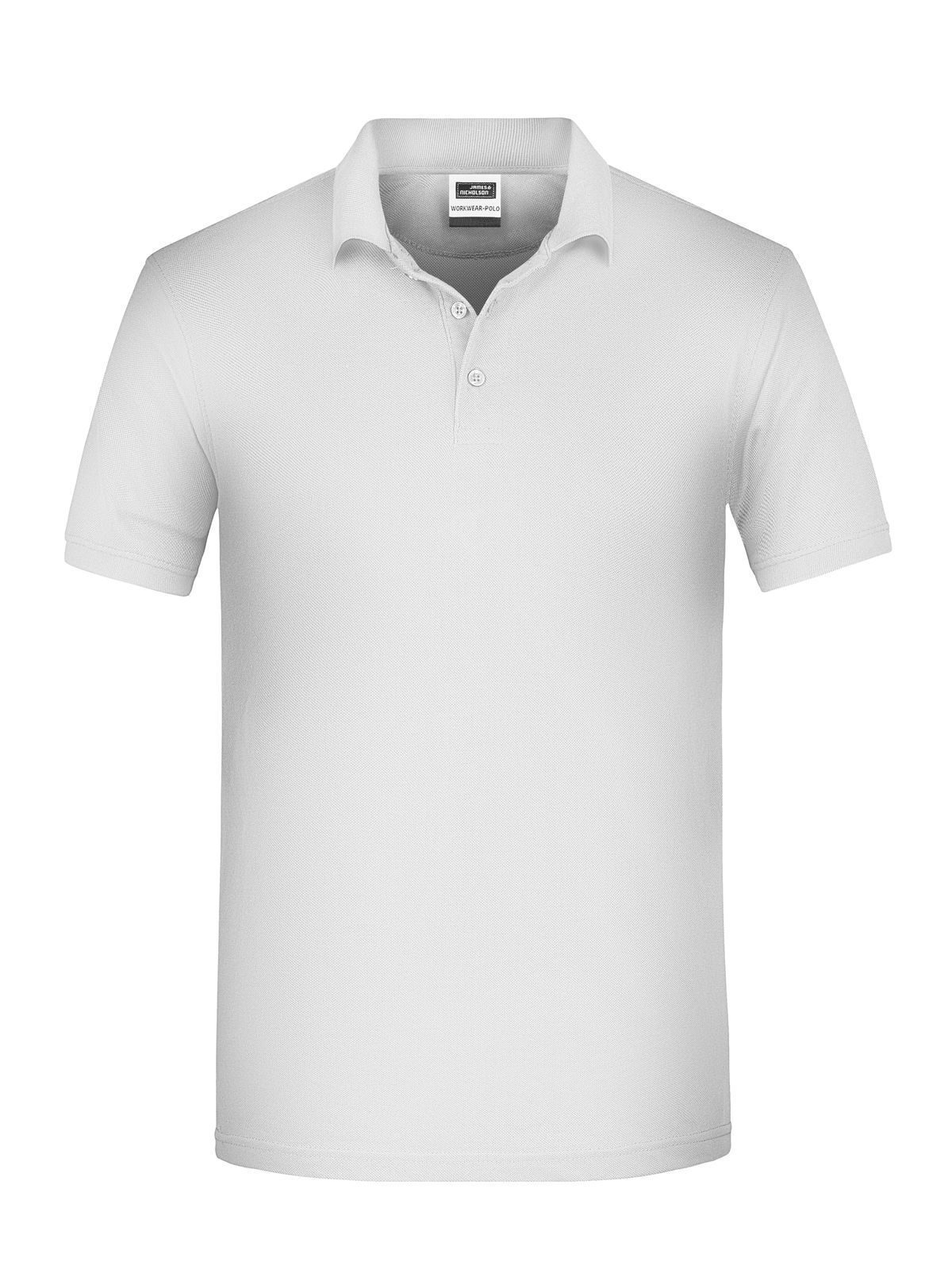 Polo de trabajo para hombre OCS Blended - WH - Blanco