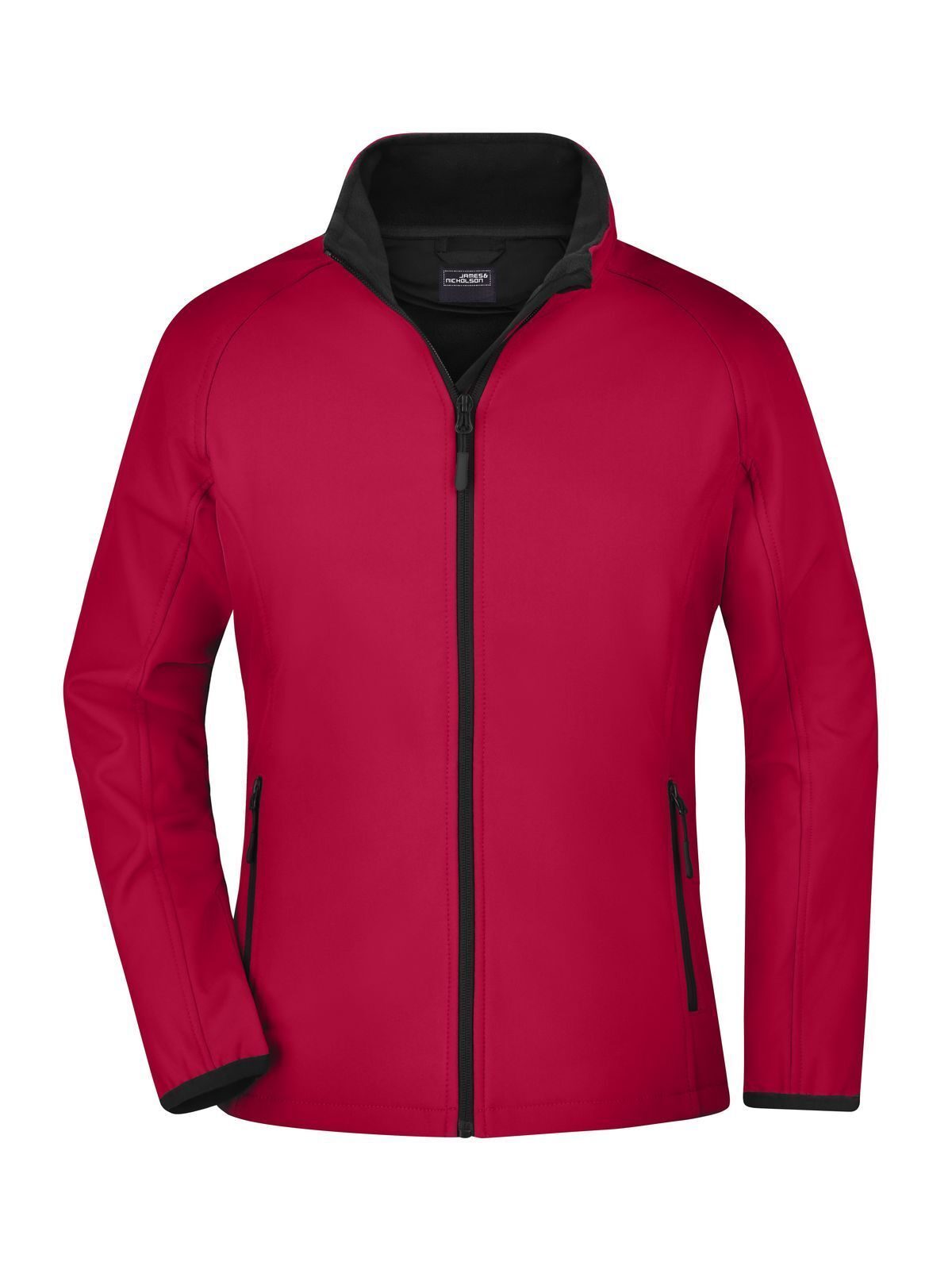 Chaqueta softshell promocional para mujer - RDBL - ROJO-NEGRO