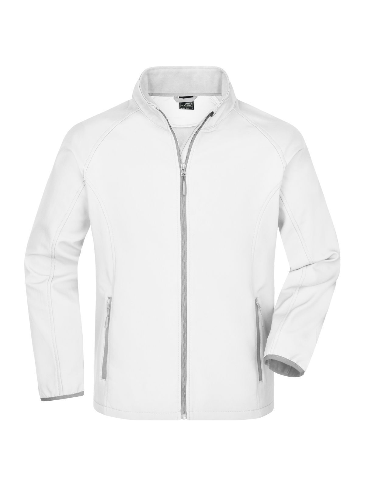 Chaqueta softshell promocional para hombre - Blanco Blanco